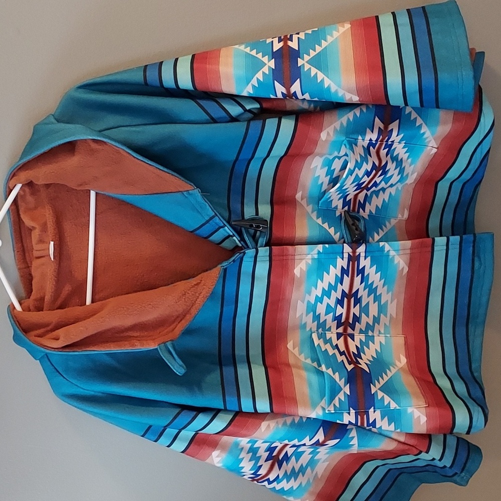 Western Aztec Jacket Size Small - image 4
